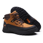 Bota Coturno Adventure Gogowear 100% Couro ref Tiger cor Castor