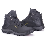 Bota Segurança EPI CA STRONG ANKLE Gogowear 100% Couro ref Tiguan Preto