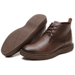 Bota Casual Gogowear 100% Couro ref Torpedo Mogno