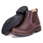 Bota Casual Masculina Gogowear 100% Couro ref Tucson Mogno