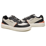 Sapatênis Masculino 100% Couro Gogowear Valley Off-White/Preto