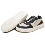 Sapatênis Masculino 100% Couro Gogowear Valley Off-White/Preto