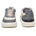 Sapatênis Masculino 100% Couro Gogowear Valley Off-White/Azul New