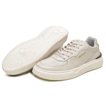 Sapatênis Masculino 100% Couro Gogowear Valley Off-White