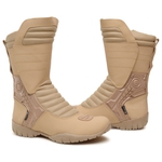 Bota Coturno Motociclista 100% Impermeável Gogowear 100% Couro ref Custom Walter Areia 