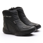 Bota Motorcycle Impermeável Gogowear 100% Couro ref Water 1003 Preto