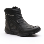 Bota Motorcycle Impermeável Gogowear 100% Couro ref Water 1003 Preto