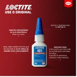 Adesivo Instantâneo Loctite 401 - 20g