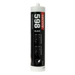 Silicone Vedante Oximico Preto Loctite 598 - 390g