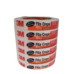 FITA CREPE 3M 101 LA 18MMX50M PACOTE COM 6 UNIDADES