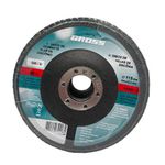 DISCO DE DESBASTE FLAP DE ZIRCONIO GRÃO 60 115X22 MM GROSS