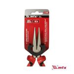 ALICATE BICO MEIA CANA RETO NICKEL 6 POL 160MM NIQUELADO, CABO DUPLA INJEÇÃO MTX