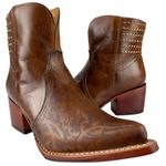 BOTA GOYAZES ATLANTA CARAMEL BICO FINO - 234501CC