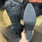 Bota Perlatto New Western Couro Preto - NWE013