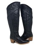Bota Perlatto Nashville Over Couro Preto - NAS006