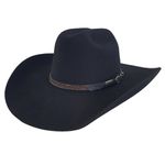 Chapéu Feltro 30x Premium Wool Preto Stetson - 64435