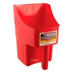CONCHA PARA PEGAR RAÇÃO IMPORTADO - VERMELHO