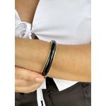 Bracelete Premium Resinado Preto