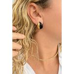 Brinco gota com resina premium