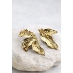 BRINCO MEIA FLOR BIJOUX 