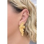 BRINCO MEIA FLOR BIJOUX 