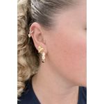 TRIO BRINCOS BIJOUX COM ARGOLA