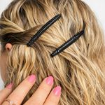 PRESILHA CABELO BRILHO PRETA 