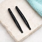 PRESILHA CABELO BRILHO PRETA 