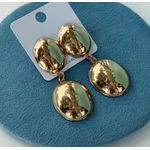 Brinco Dourado Oval