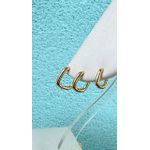 Trio Argola Quadrada Semijoia