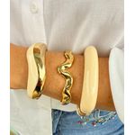 Bracelete Acrílico Off White Premium