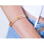 Bracelete Dourado Banhado