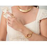 Bracelete Orgânico Banhado 