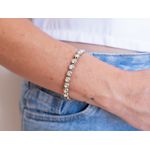 Bracelete Com Brilho Banhado 