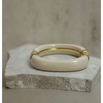 Bracelete Acrílico Off White Premium