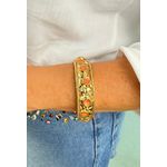 Bracelete Orgânico com Caramelo