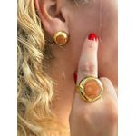 Brinco Bóton Caramelo Premium 