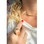 Anel Bóton Caramelo Premium