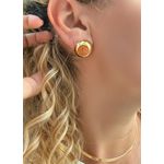 Brinco Bóton Caramelo Premium 