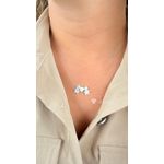 Colar madrepérola 2 filhos com coração