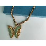 Colar Pingente Borboleta Banhado