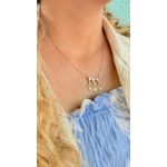 Colar Com 3 Filhos Zircônia