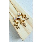 Colar Com 3 Filhos Zircônia