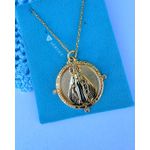 Colar Longo Medalhão Nossa Senhora Aparecida
