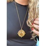 Colar Longo Medalhão Nossa Senhora Aparecida