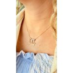 Colar Com 2 Filhos Zircônia