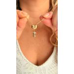 Colar Filhos Coração Corrente de Bolinha