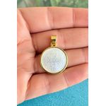 Pingente São Bento em Madrepérola com Banho Premium