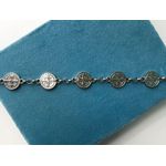 Pulseira São Bento Banhada