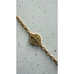 Pulseira São Bento Banhada